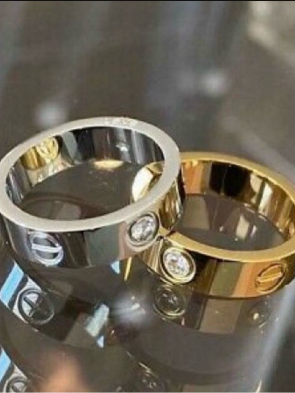 Classic Gold filled stainless steel Band Ring for Women and men